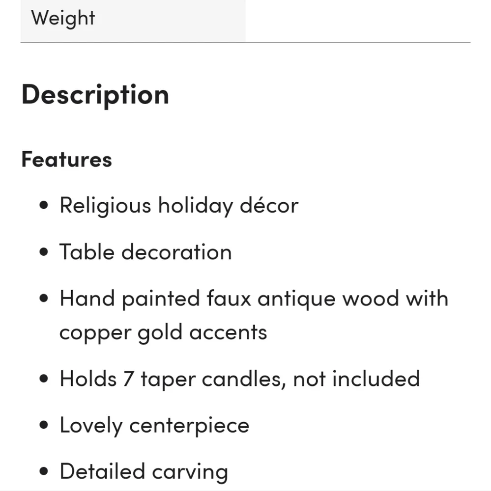 Gold Candlestick - Picture 2 of 10